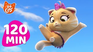 44 Cats Marathon 120 Minutes of Purrfect Adventures [upl. by Ayal232]