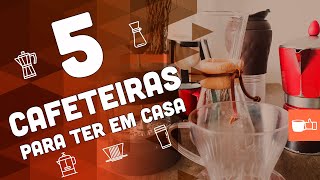 5 cafeteiras para ter em casa  Café Com Like [upl. by Asiak]