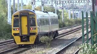 Severn Tunnel Junction train station train going to Cardiff Central and Gloucester [upl. by Nosreme]