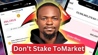 Before You STAKE Tomarket  Watch This Video  ToMarket Airdrop  How To Unstake Allocation [upl. by Llekim924]