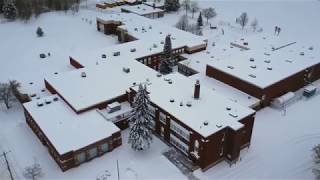 Parishville Hopkinton Central School Drone Footage ADVENTURES OF DJ SPARKLES  122417 [upl. by Woo]