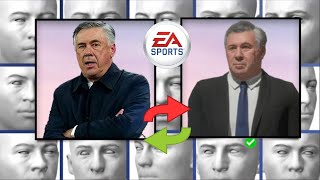 FIFA 22 Carlo Ancelotti Face Creation [upl. by Yttap680]