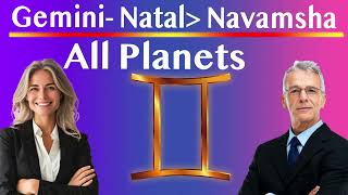 Gemini Natal To Navamsha With Planets [upl. by Daisie]