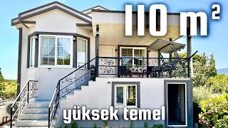 220 cm YÜKSEK TEMEL Prefabrik Ev Turu ve Fiyatı  Uzun İnce Arsa  Yeni Nesil Yalıtım 110 m² [upl. by Obadias]