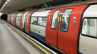 Highgate station Northern Line northbound London underground tube trains [upl. by Maxima]