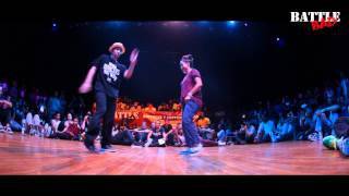 ACKY vs CINTIA  Battle BAD 2014  POPPING Final [upl. by Kenlay462]