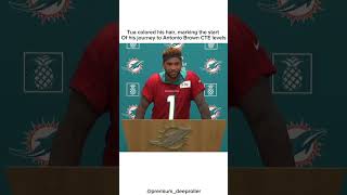 The beginning the CTE Tua🙁 nfl football hair colors dolphin miami sports tuatagovailoa [upl. by Lusar]