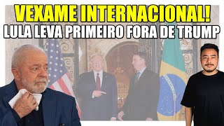 Vexame internacional Lula primeiro fora de Trump [upl. by Yelsek]