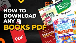 How To Download PDF of any BOOK for FREE FREE mein kisi bhi book ka PDF kaise Download kare [upl. by Allerym]