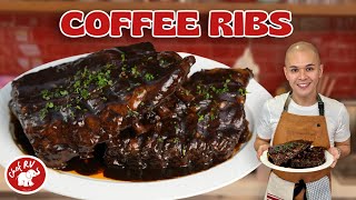 BBQ RIBS WITH COFFEE [upl. by Guyer]