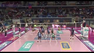 Dana Rettke  Milano vs Bergamo Volleyball Highlights [upl. by Aurlie]