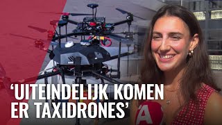 Grootschalige proef met drones op het Marineterrein [upl. by Eima]