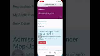 How to apply in mop up round 2 cuet2024 delhiuniversity cuetug [upl. by Isla]
