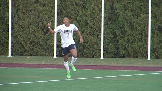 Shea Celebrates Division II Boys Soccer Title [upl. by Porty311]