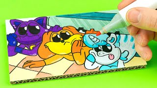 Making Coolest Cardboard Craft Game DIY in My New Drawing Compilation by Smilling Critters [upl. by Fontana]