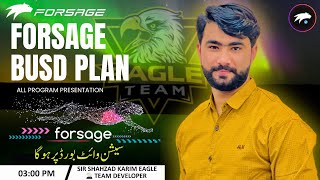 Forsage Busd Complete Plan By Sir Shahzad KarimForsage Busd In Pakistan [upl. by Havstad]