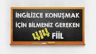 MUTLAKA BİLMENİZ GEREKEN 414 İNGİLİZCE FİİL [upl. by Keviv]