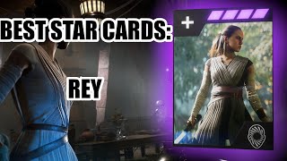 BEST Star Cards for Rey Heroes vs Villains [upl. by Elleinod]