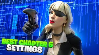 The BEST Chapter 5 Fortnite Controller Settings Zero Build  XBOXPS5PC [upl. by Artcele]