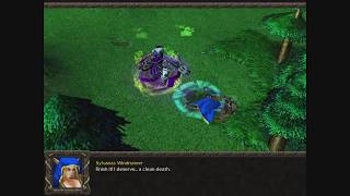 Warcraft 3 Reign of Chaos Episode 23Death of Sylvanas Windrunner [upl. by Tabbi]