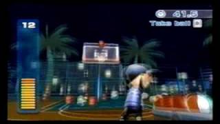 Wii Sports Resort Basketball 3Point Contest High Score 48 Points [upl. by Yrram]