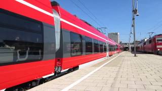 BR 442 Wendefelsbahn abfahrt in Dreifachtraktion von Munchen Hbf  24092013 [upl. by Nwahsuq]