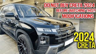 Reason to buy Creta 2024 base mode Best Creta Modification Creta 2024 Accessories [upl. by Sacrod104]