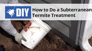 How To Do a Subterranean Termite Treatment [upl. by Eignat]