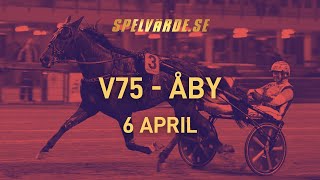 Uppsnack V75 Åby 6 april [upl. by Oyr]