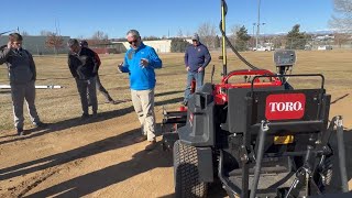 Toro Field Pro 6040  Laser Setup [upl. by Karie468]