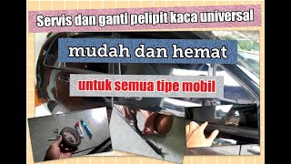 Review ganti pelipit kaca universal Suzuki Aerio awet mudah dan murah [upl. by Shaylynn]