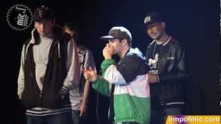 BallZee vs Slizzer 2012 Emperor of MiC Quarter Final Beatboxing [upl. by Stafani141]