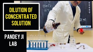 Dilution Of HCL Solution  How to dilute Concentrated Solution Pandey JI [upl. by Petey252]