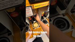 Unlimited Ramen Heaven 🍜✨ SelfService Ramen Bar Tour ramen ramennoodles foodshorts food [upl. by Adlecirg707]