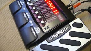 Digitech BP355 bass multi effects with BARITONE guitar [upl. by Erik]