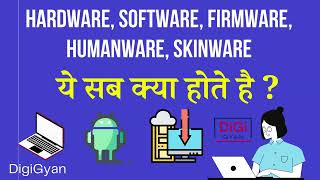 What is hardware software liveware and firmware  What is Firmware  What is Humanware [upl. by Orhtej439]