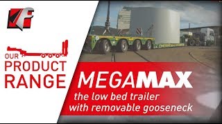 FAYMONVILLE MegaMAX  The low bed trailer with removable gooseneck [upl. by Meir]