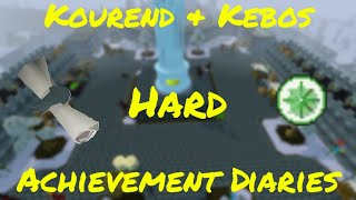 Kourend amp Kebos Hard Diary OSRS [upl. by Nefets]