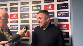 🗣️ Calum postmatch Chester 11 Banbury United [upl. by Tail]