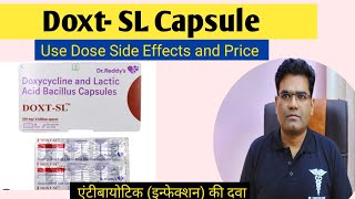 Doxt SL Capsule Use Dose Price and Side Effects in Hindi  Doxycycline  Antibiotic [upl. by Anoik]