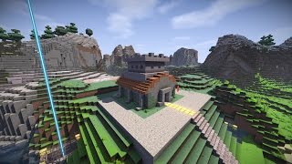 Minecraft Town hall lvl 8 build [upl. by Ruenhs391]