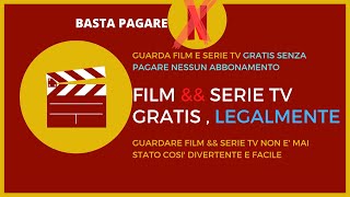 Come guardare FILM e SERIE TV in Italiano gratis e soppratutto legalmente [upl. by Florence406]