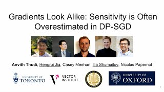 USENIX Security 24  Gradients Look Alike Sensitivity is Often Overestimated in DPSGD [upl. by Vaden]