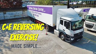 Awesome HGV Test Class 1 Artic Reverse Driving Test Ready [upl. by Marketa]