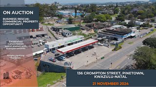 Business Rescue Commercial Property 136 Crompton Street Pinetown On Auction 21 November 2024 [upl. by Riva]