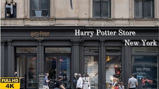 Harry Potter Store  New York 4K walking tour [upl. by Corrine976]