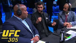 Anik Cruz amp DC react to Dricus Du Plessis’ win vs Israel Adesanya at UFC 305  ESPN MMA [upl. by Baiel]