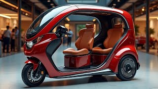 2025 Vespa Electric Rickshaw The Future of Urban Mobility [upl. by Llerrehc]