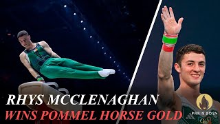 Rhys McClenaghan Wins Pommel Horse Gold Nariman Kurbanov Silver Stephen Nedoroscik Bronze [upl. by Thomasina]