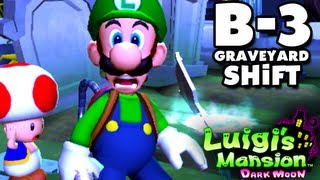 Luigis Mansion Dark Moon  Haunted Towers  B3 Graveyard Shift Nintendo 3DS Gameplay Walkthrough [upl. by Westley671]